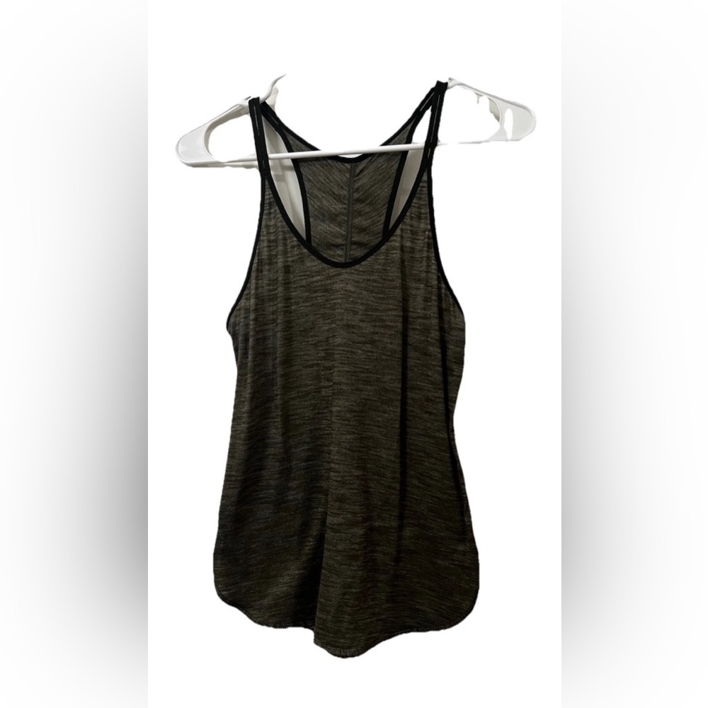 lululemon Variegated Gray/Black Tank Top Women's Size XS (0206)
